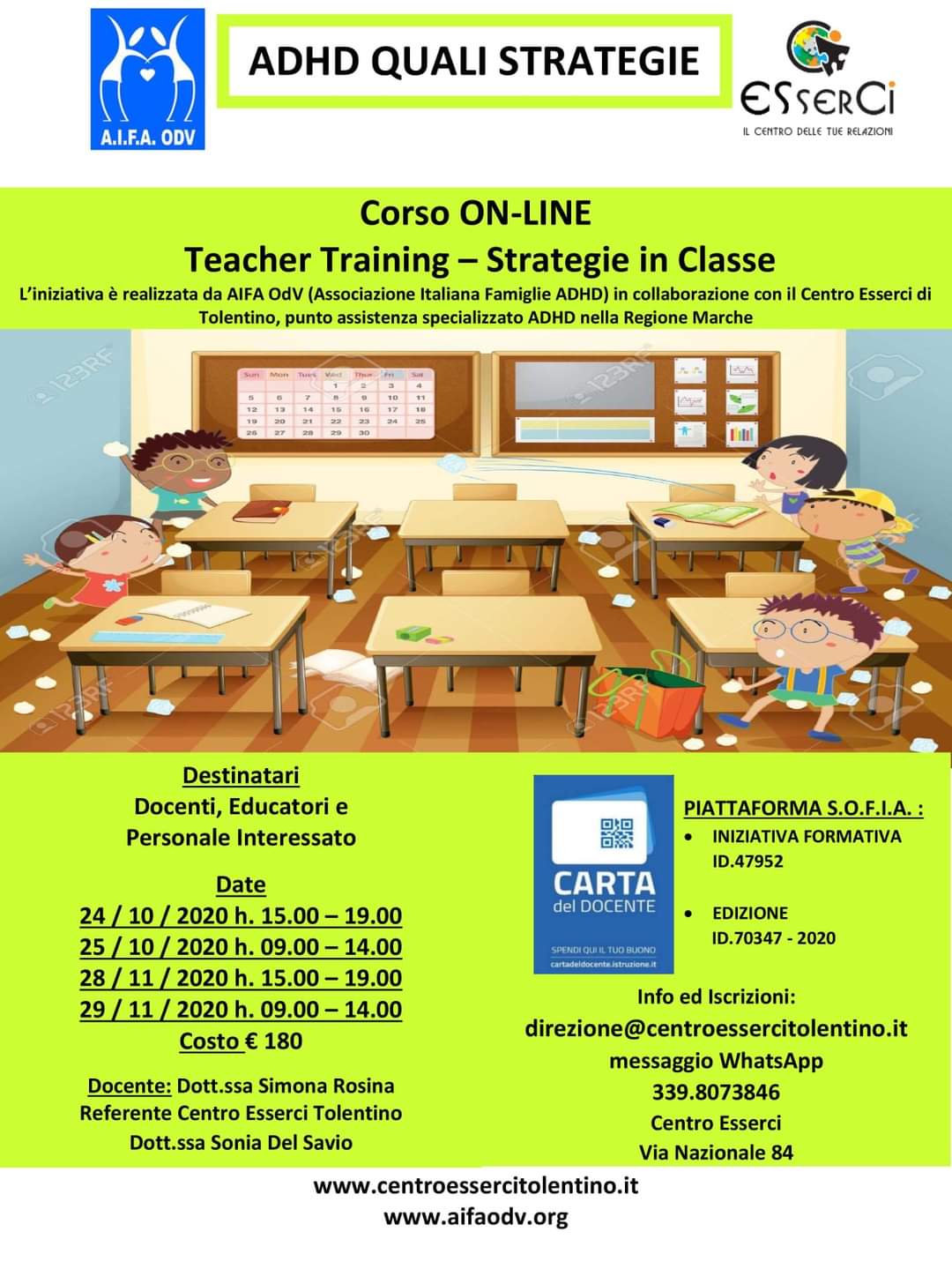 ADHD QUALI STRATEGIE - CORSO ON-LINE