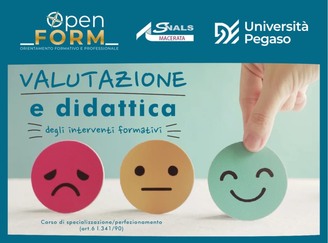 CORSO 'VALUTAZIONE E DIDATTICA DEGLI INTERVENTI FORMATIVI'